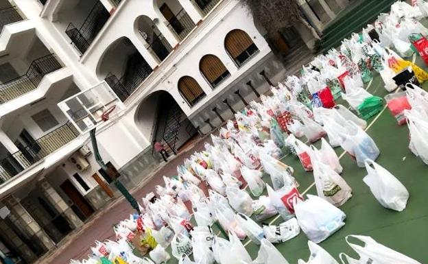Maristas recauda 6.500 kilos de alimentos y 21.000 euros para familias necesitadas en su campaña de Navidad