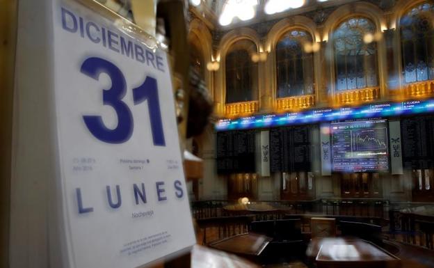 El IBEX pierde un 15 % en su peor ejercicio desde 2010