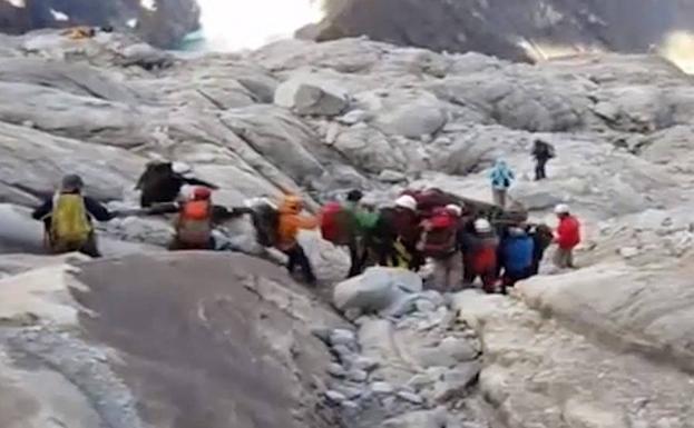 Los alpinistas achacan la avalancha de los Andes de Perú al cambio climático