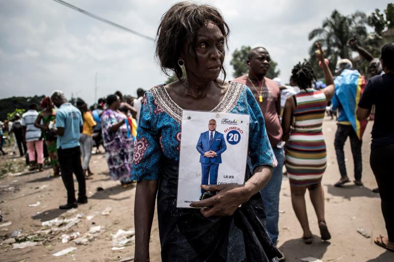 Las imágenes del resultado electoral en el Congo