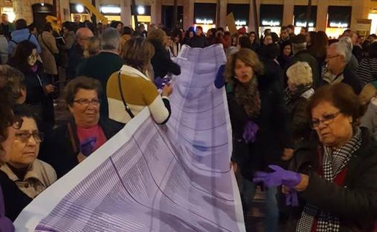 Manifestación feminista en Málaga 'Ni un paso atrás', en imágenes