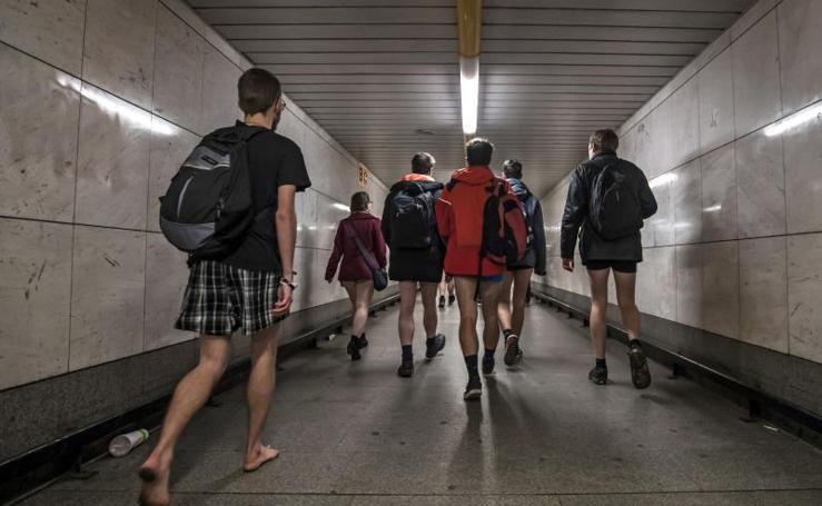 Sin pantalones por Praga