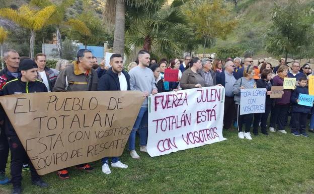 «Ánimo Julen, te queremos todos: sé fuerte»