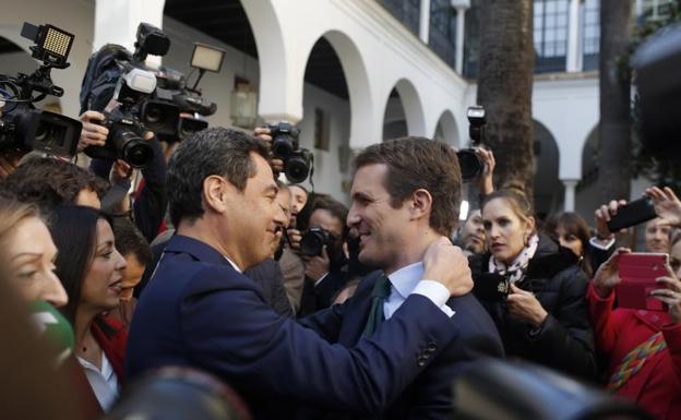 Toma de posesión de Juanma Moreno como presidente de la Junta de Andalucía