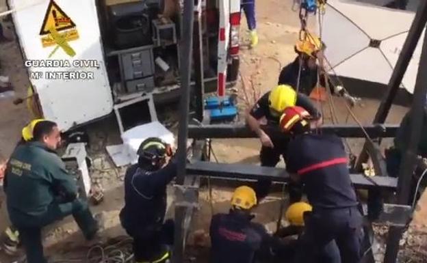 Vídeo | Los trabajos alrededor del pozo donde está Julen