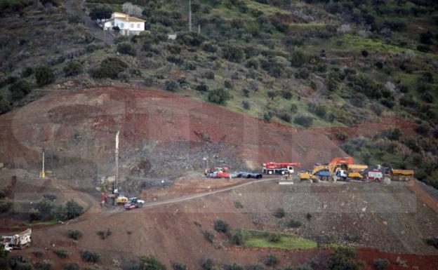 El túnel hacia Julen avanza aunque a mayor lentitud de la prevista