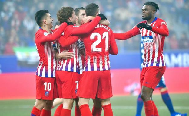 El Atlético de Madrid saca las alas