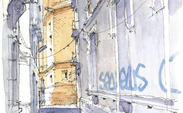 Málaga a trazos: La calle más estrecha