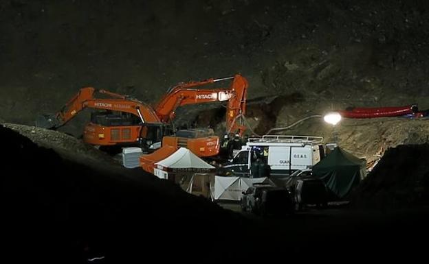 Los mineros ya pican el tramo final hasta Julen