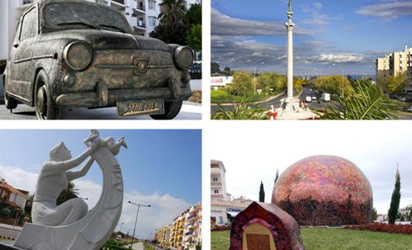 Algunas de las rotondas más singulares de la provincia de Málaga