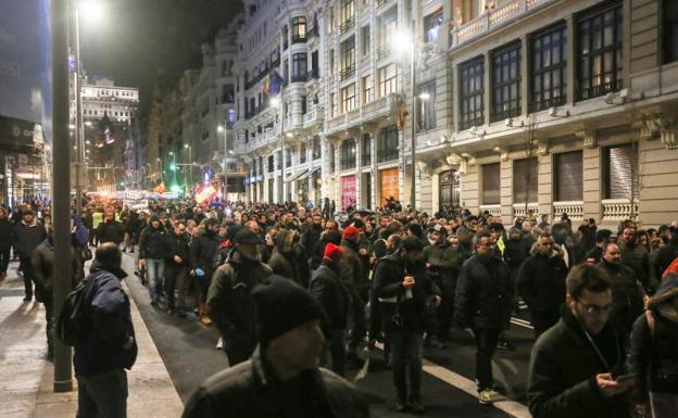 Los taxistas de Madrid serán expedientados por manifestarse sin permiso