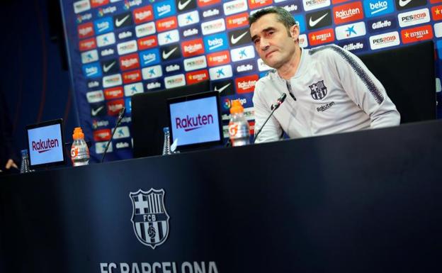 Valverde: «Messi, si está bien, jugará»