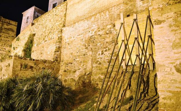 Ciudadanos exige un plan que acabe con los derrumbes y consolide el conjunto Alcazaba-Gibralfaro