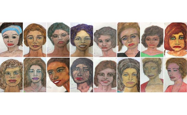 El FBI publica los retratos hechos por un asesino en serie de sus víctimas para identificarlas