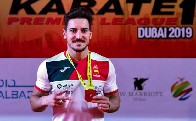 Damián Quintero, medalla de plata en Dubai