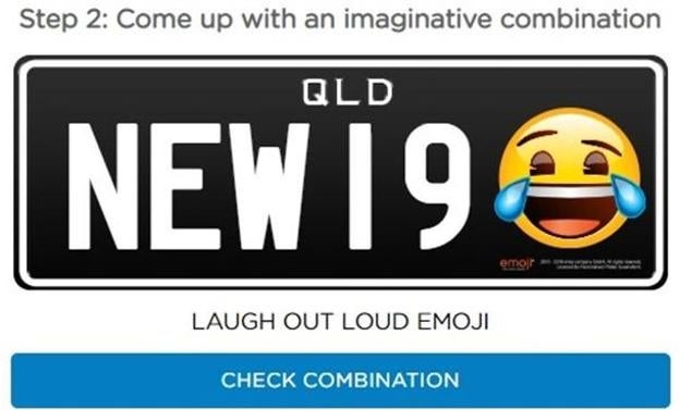 Los australianos de Queensland podrán poner emoticonos en las matrículas