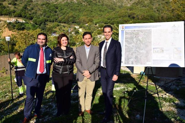 Arrancan las obras para garantizar el suministro de agua en la zona Sur de Ojén y Norte de Marbella