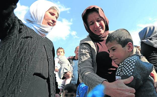 Los primeros yazidíes regresan a casa tras cuatro años de secuestro