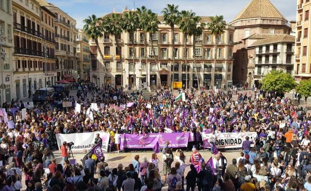 Málaga afronta el 8M con el reto de repetir la movilización del año pasado