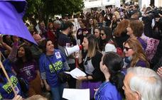 Gran afluencia al acto central del Paro de Mujeres en Marbella