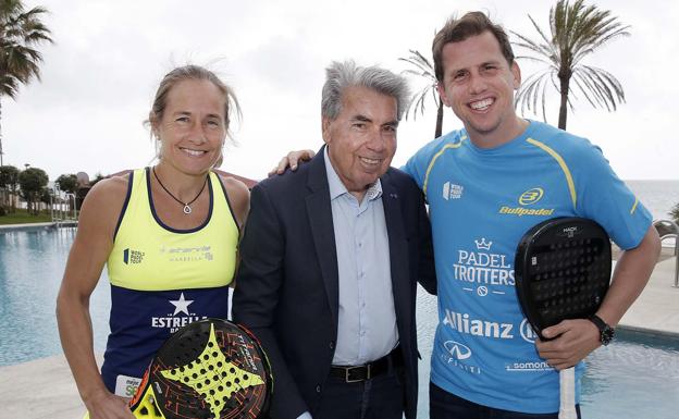 Manolo Santana, 'padrino' del regreso del World Padel Tour a Marbella