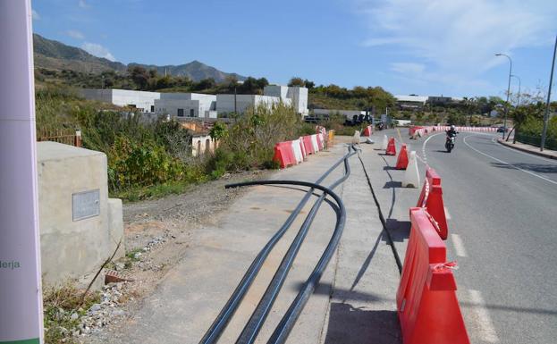 La depuradora de Nerja, al ralentí