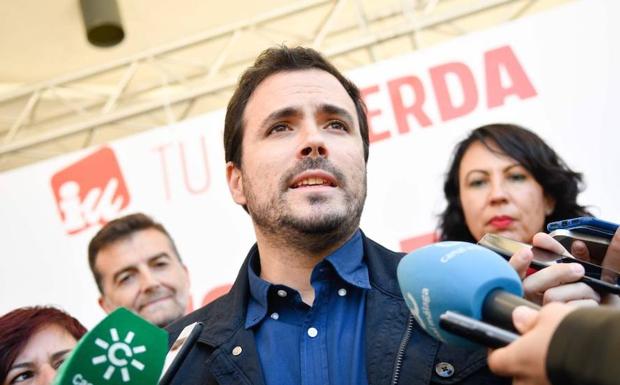 Garzón llama a la movilización en Málaga para frenar la abstención «y el avance de la derecha»