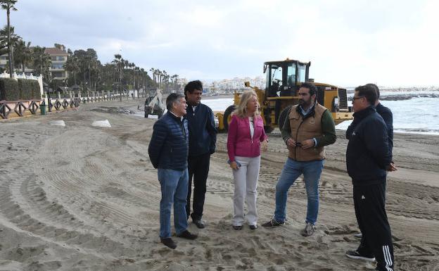 Marbella decreta obras de emergencia para tener el litoral en perfecto estado en Semana Santa