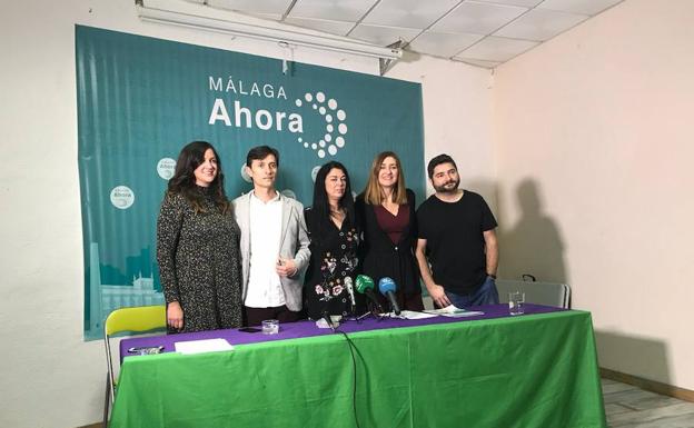 Málaga Ahora presenta su lista para el cambio en Málaga