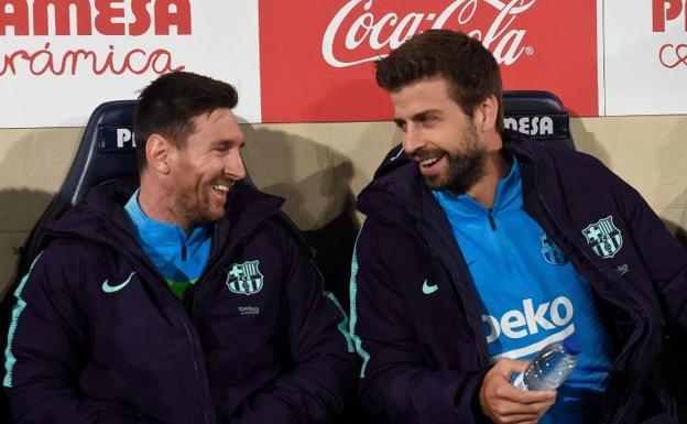 Messi descansa una hora y Piqué no juega ni un minuto