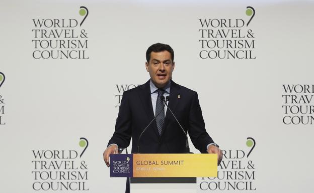 Moreno anima en la cumbre mundial de WTTC a invertir en Andalucía como tierra «fecunda» y de «excelencia»