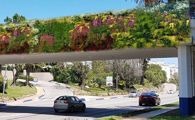 El proyecto de jardines colgantes en los pasos elevados toma forma con su adjudicación