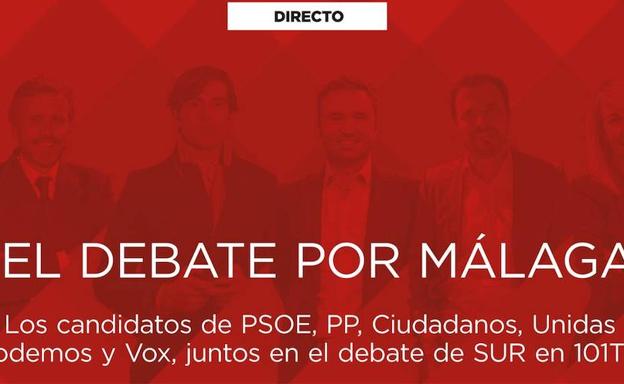 Directo | Debate de los cinco candidatos por Málaga a las elecciones del 28 de abril