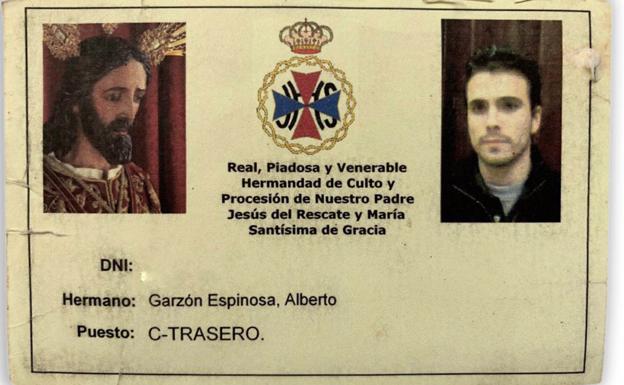 Cuando Alberto Garzón era cofrade