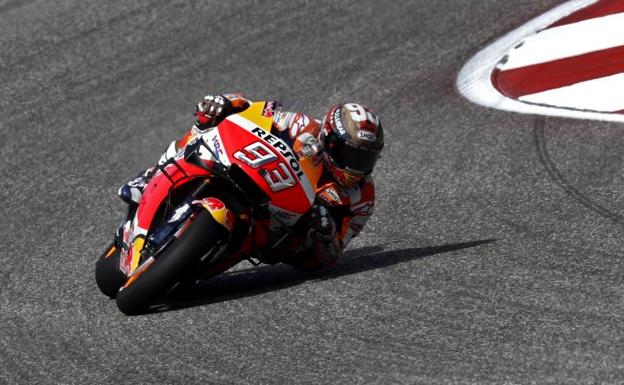 Márquez firma su séptima 'pole' seguida en el GP de las Américas