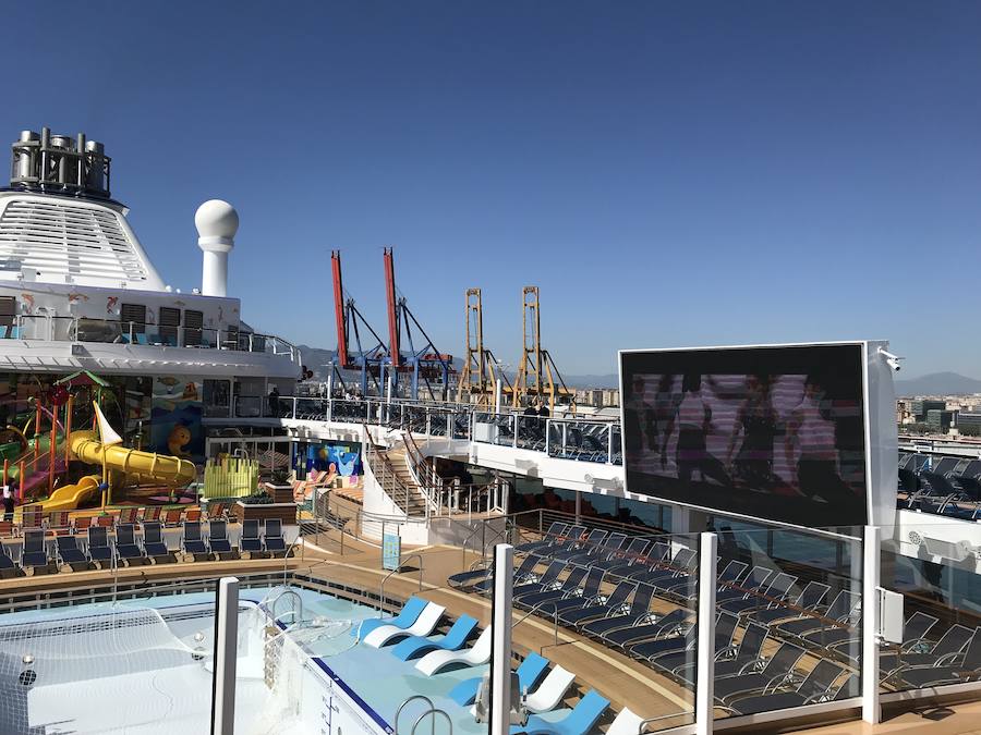 Así es el 'Spectrum of the Seas', el primer crucero de Royal Caribbean para el mercado asiático presentado en Málaga