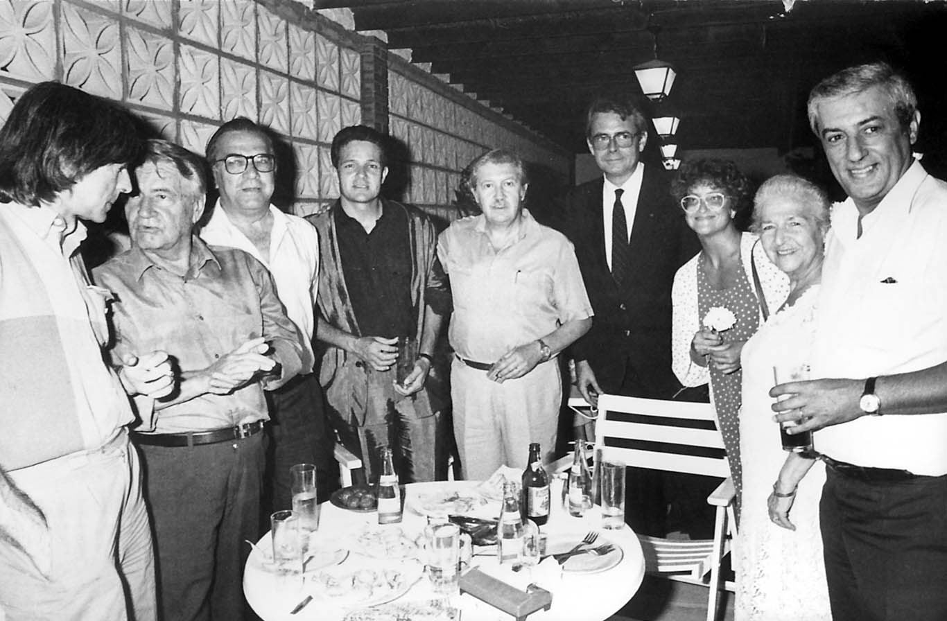 Todos con Manuel Alcántara: muy presente en las actividades de la sociedad malagueña