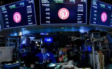 Pinterest se dispara en su debut en Wall Street