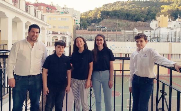 El equipo de Maristas representa a Málaga en la final del torneo de debate escolar