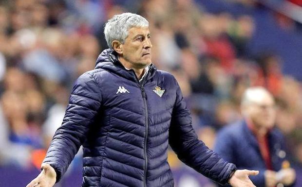 El Betis ratifica a Quique Setién