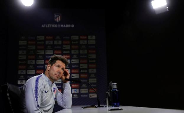 Simeone: «Me alegro de que al Atlético se le exija todos los años estar arriba»