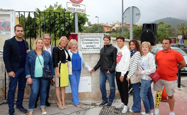 El Polideportivo Xarblanca se bautiza como Leonardo Terol, en memoria al padre del balonkorf en Marbella