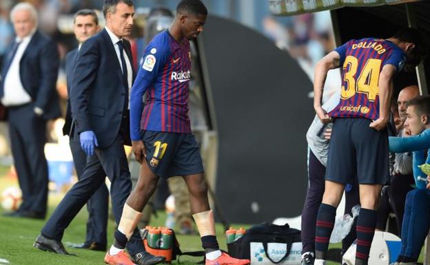 Dembélé, una carta menos para Valverde en Anfield