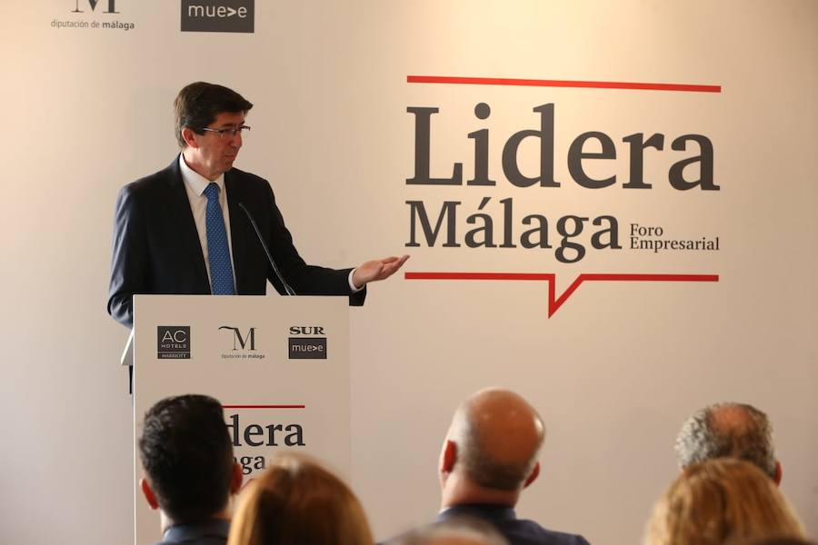 Juan Marín, en el Foro Lidera Málaga