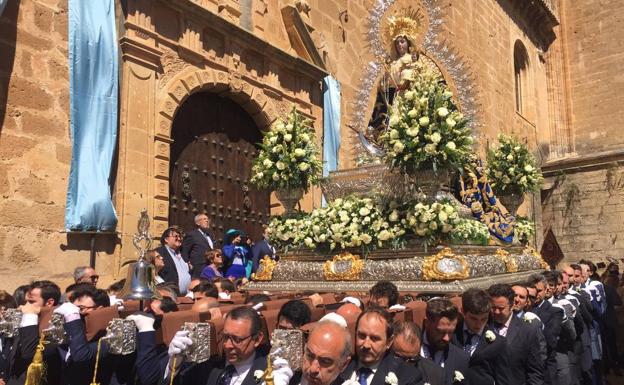 La Virgen de la Paz procesiona por Ronda