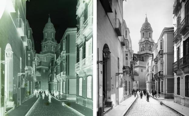 Instantáneas de la vida cotidiana: Calle San Agustín, hacia 1910