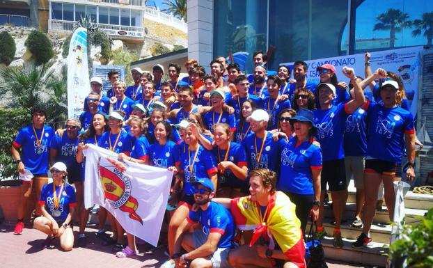 El Real Club Mediterráneo gana el Campeonato de España de remo en banco fijo en llaut