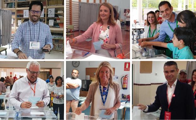 Los candidatos al Ayuntamiento de Marbella votan con llamamientos a la participación