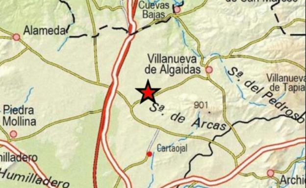 Registrado un terremoto de magnitud 3,5 con epicentro en Villanueva de Algaidas