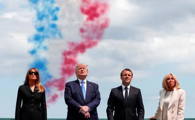 «América nunca ha sido más grande que cuando se bate por la libertad de los otros», dice Macron